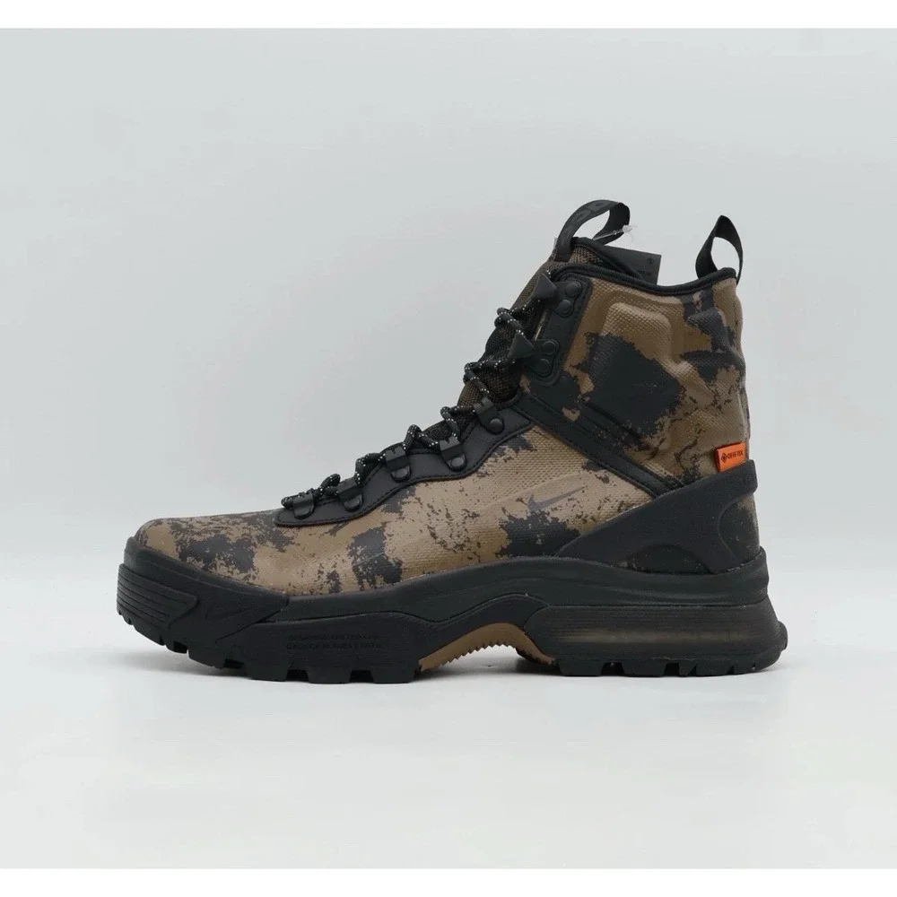 *NEW Nike ACG Zoom Gaiadome GORE-TEX Black Brown IB2328-200 Men's Size 7 / W 8.5